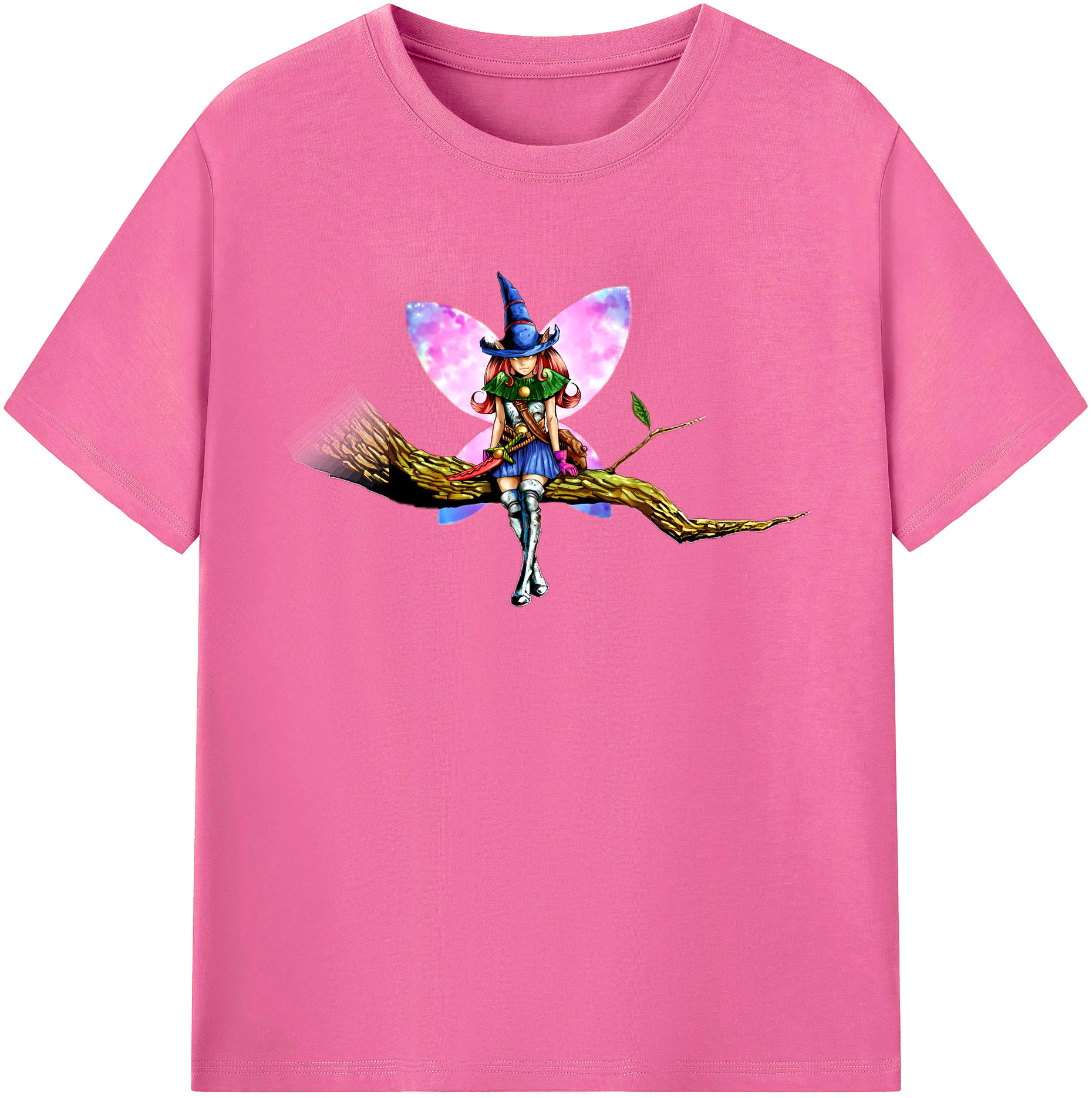 （画像用） 遊☆戯☆王 Yu-Gi-Oh! レディースカジュアルプリントTシャツ（綿100％）
